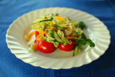 raw-food-diet-and-weight-loss-vegetable-salad-plate